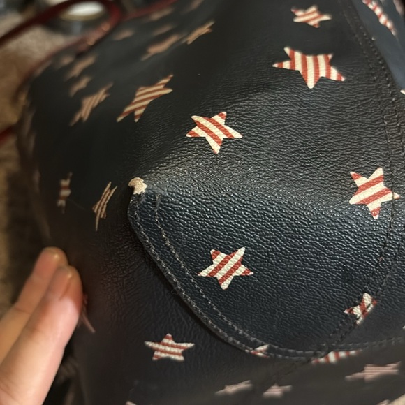 COACH Reverisble City Tote Americana Flag USA Stars - Picture 5 of 8